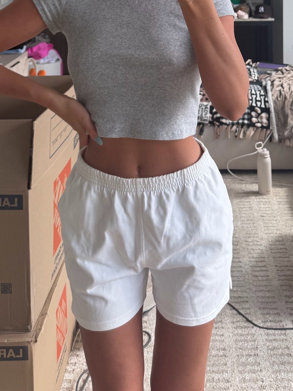 Brandy Melville White Shorts